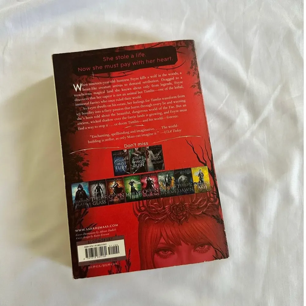 A Court Of Thorns And Roses Sarah J. Maas Paperback Oop
